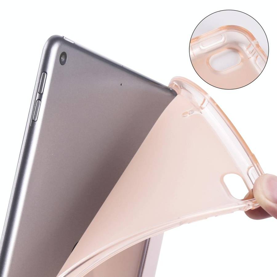 For iPad Mini 5 / Mini 4 3-folding Horizontal Flip PU Leather + Shockproof TPU Case with Holder &...