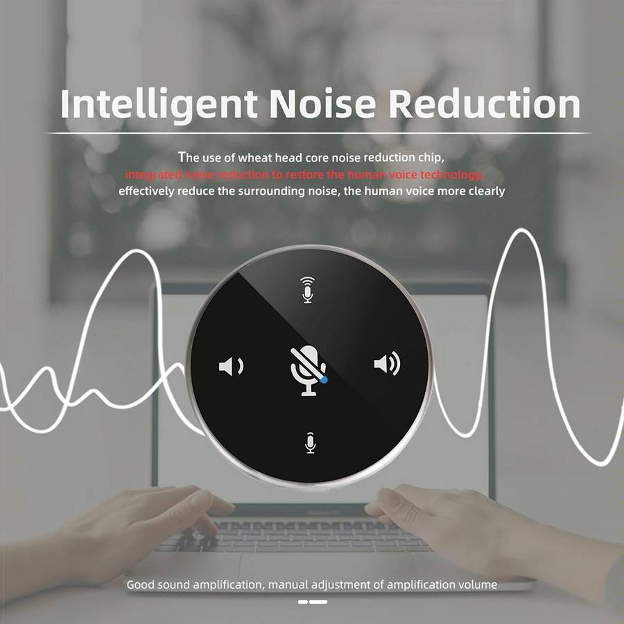 Q5 Video Conferencing Noise Canceling Desktop Audio Microphone(High-end Version)
