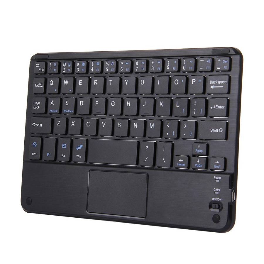 Mini Bluetooth Wireless Keyboard with Touch Panel, Compatible with All Android & Windows 7 inch T...
