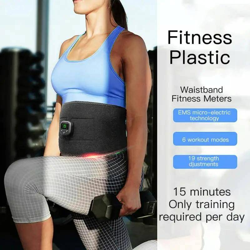 Intelligent EMS Fitness Belt Lazy Fat Dumping Belt Indoor Massage Training Abdominal Fitness Mach...
