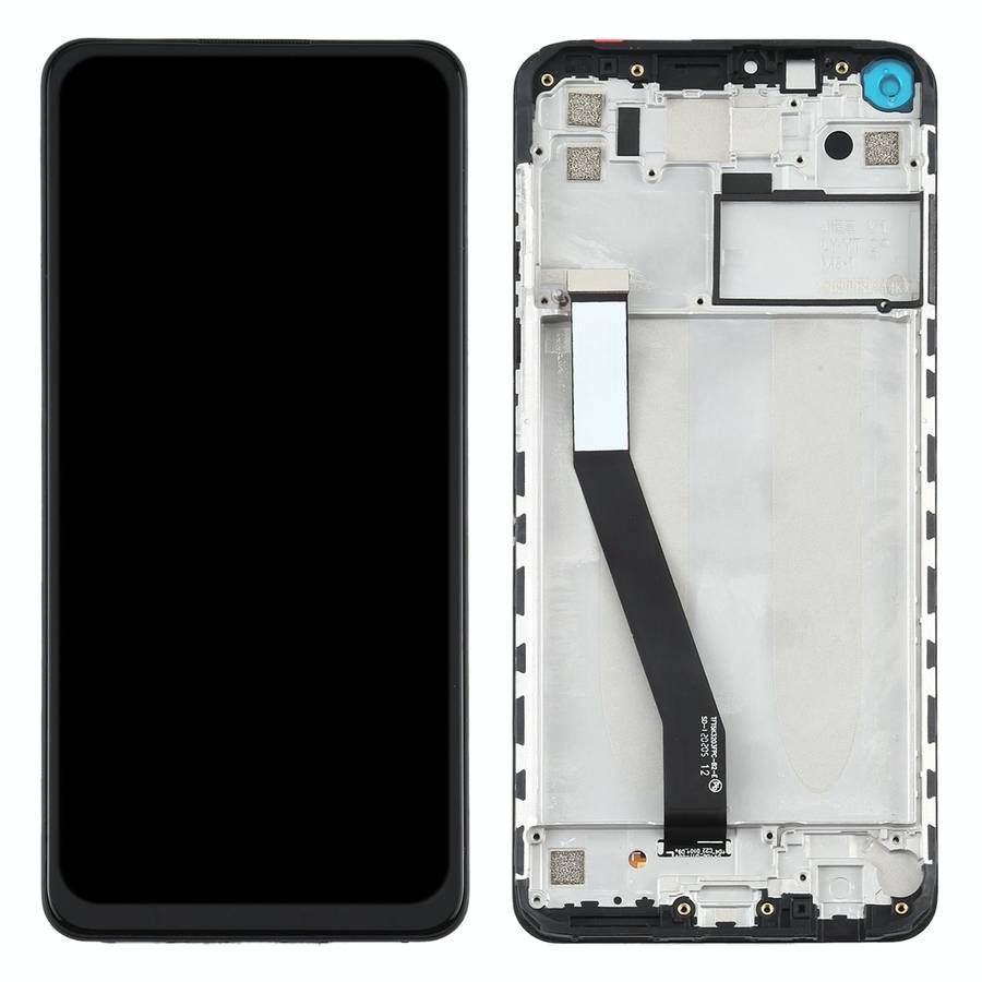 TFT LCD Screen for Xiaomi Redmi Note 9 /Redmi 10X 4G Digitizer Full Assembly with Frame(Black)
