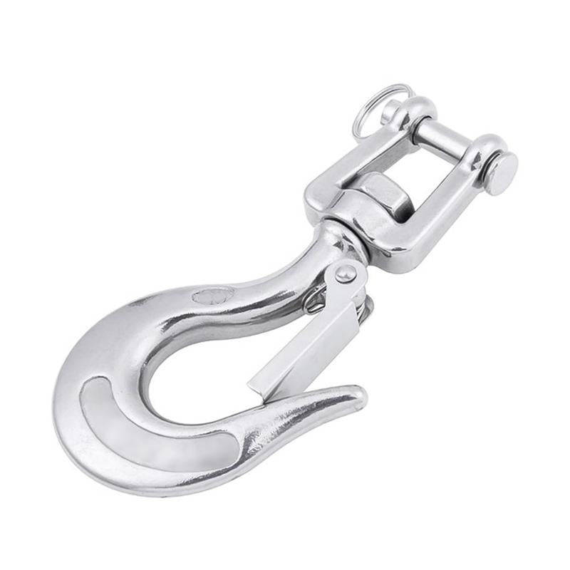 350kg Load Bearing 304 Stainless Steel Rotatable Fork Hoist Chain Lifting Cargo Hook