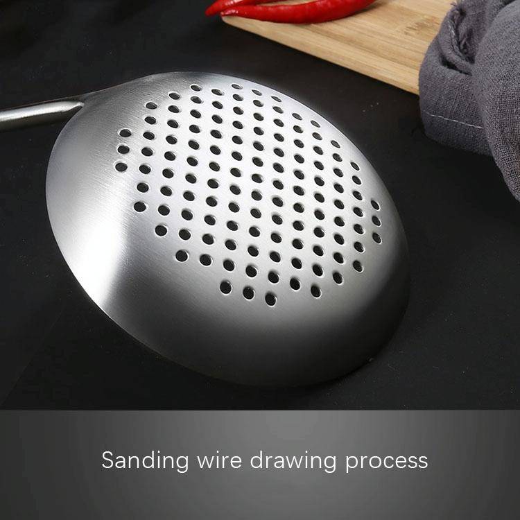 304 Stainless Steel Wooden Handle Kitchenware Kitchen Equipment, Style: Fried Spatula
