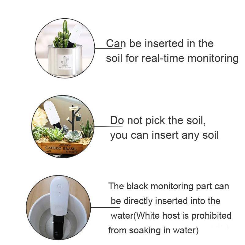 WN1803 Intelligent Soil Moisture Meter Tester Moisture Analysis Measuring Instrument Flowers Gras...