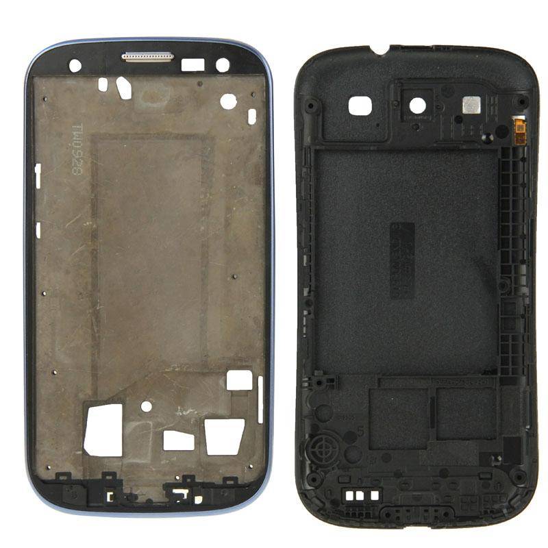 For Galaxy SIII LTE / i9305 Full Housing Faceplate Cover  (Blue)
