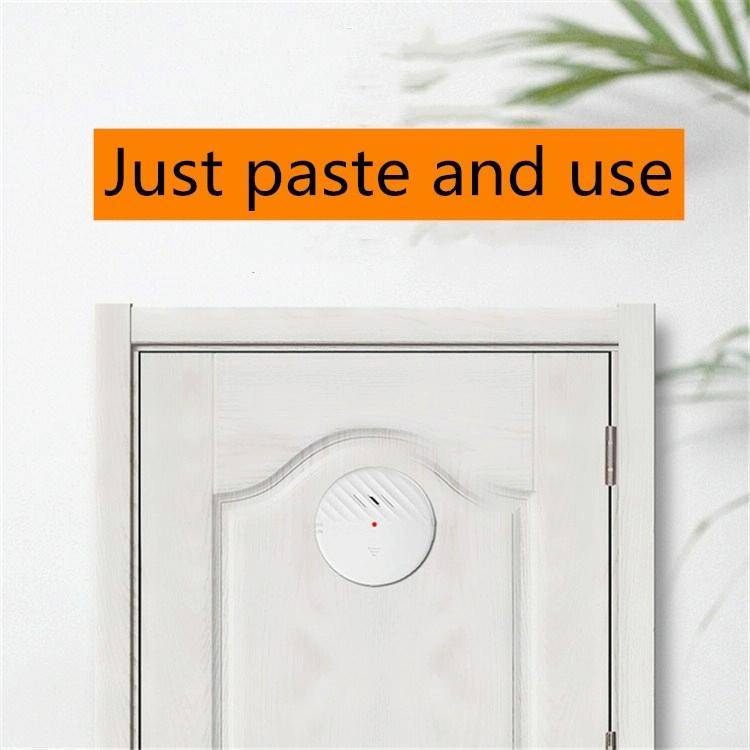 C100 125dB Vibration Sensor Alarm Door and Window Alarm Home Personal Anti-theft Alarm(Black)