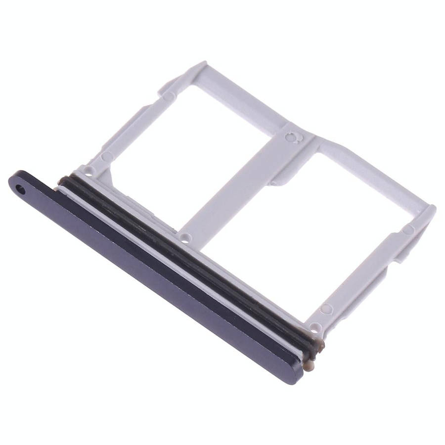 SIM Card Tray + Micro SD Card Tray for LG G6 H870 H871 H872 LS993 VS998 US997 H873(Black)