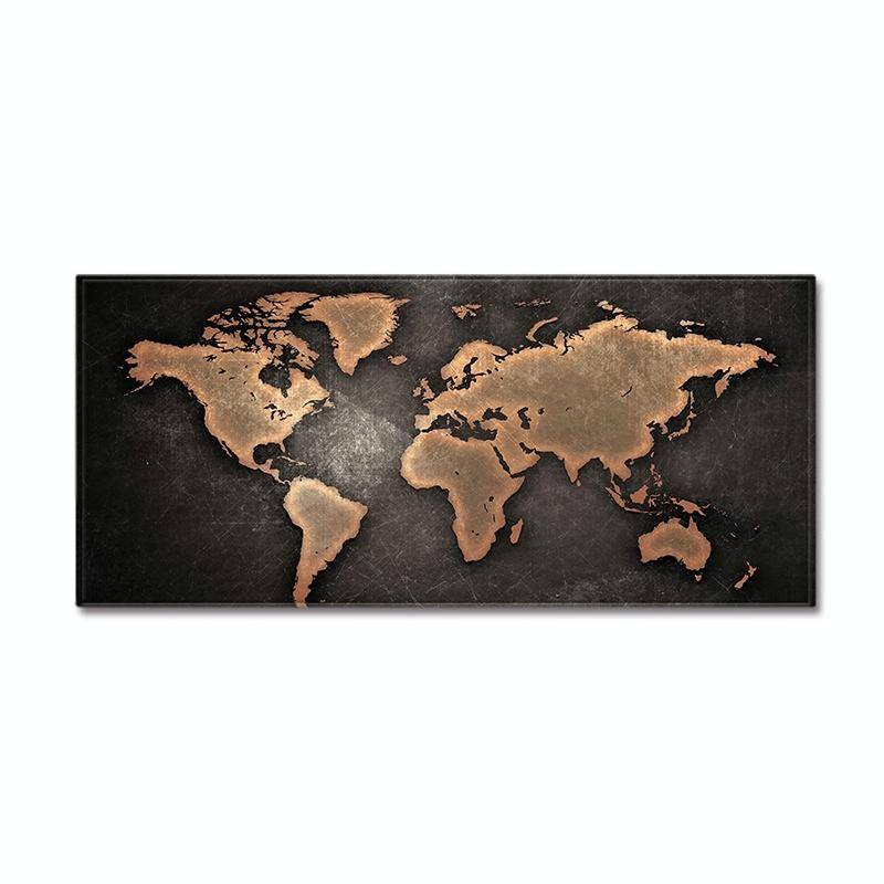 World Map Carpets Rug Bedroom Kids Baby Play Crawling Mat Memory Foam Area Rugs Carpet, Size:40x6...