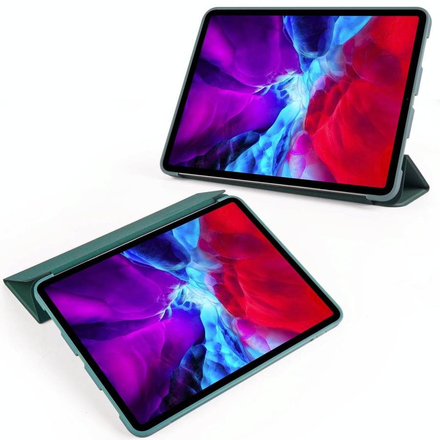 For iPad Pro 11 (2020) 3-folding Horizontal Flip PU Leather + Shockproof Honeycomb TPU Tablet Cas...