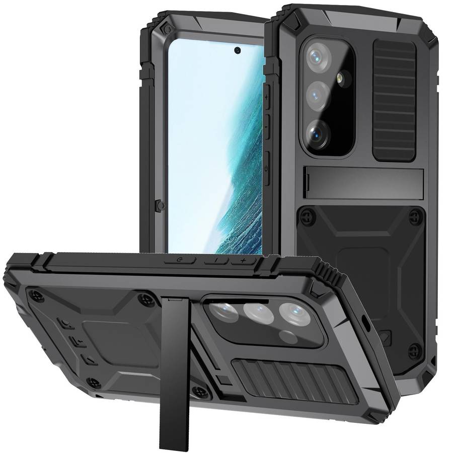 For Samsung Galaxy S24+ 5G R-JUST Life Waterproof Dustproof Shockproof Phone Case(Black)