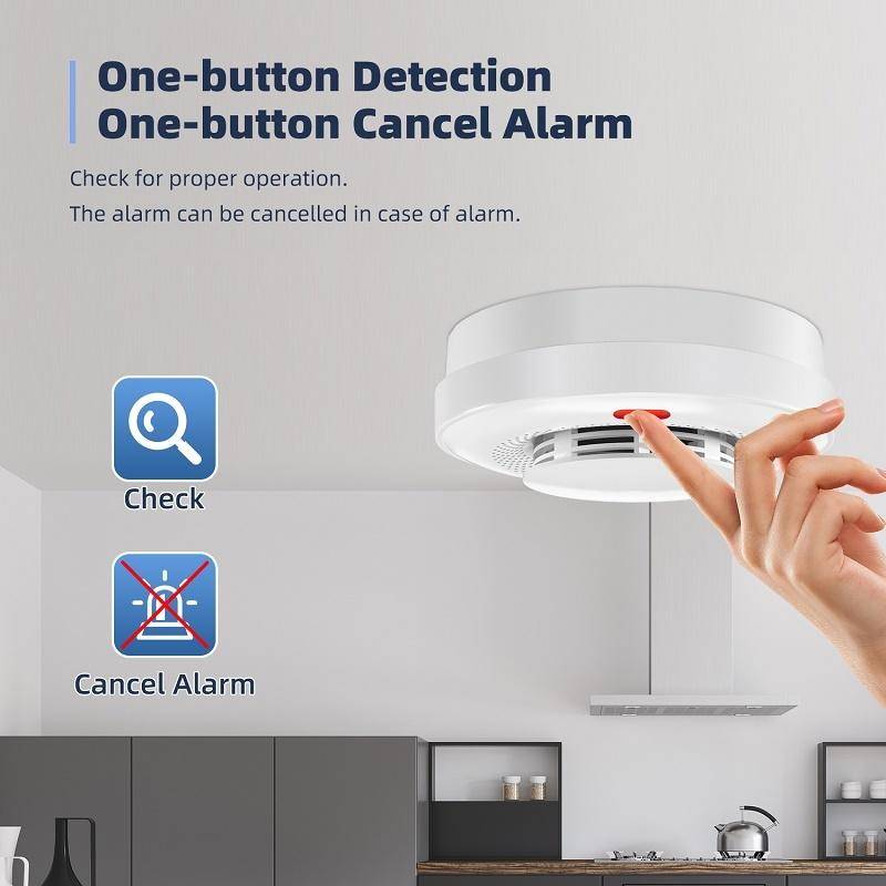 Intelligent Smoke Alarm Remote Fire Smoke Detector, Model: A600W WiFi