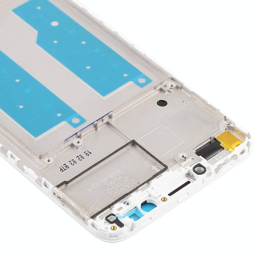 Front Housing LCD Frame Bezel for Huawei Honor Play 7C(White)