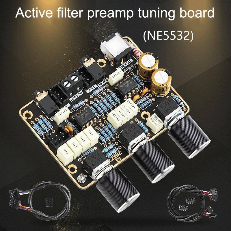 NE5532 Tuner Plate Active Filter Amplifier Board HIFI Front Module Universal Dual Operation Ampli...