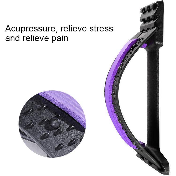 Lumbar Traction Stretching Device Posture Corrector Waist Support Spine Pain Relief Back Massage ...
