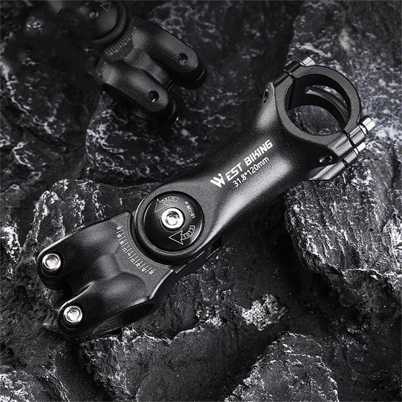 WEST BIKING Mountain Bike Adjustable Handlebar Angle Riser Handlebar Lift Accessories 31.8x85mm