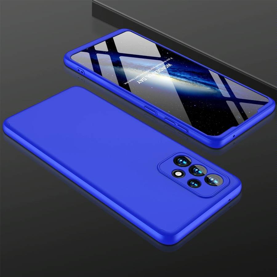 For Samsung Galaxy A33 5G GKK Three Stage Splicing Full Coverage PC Phone Case(Blue)