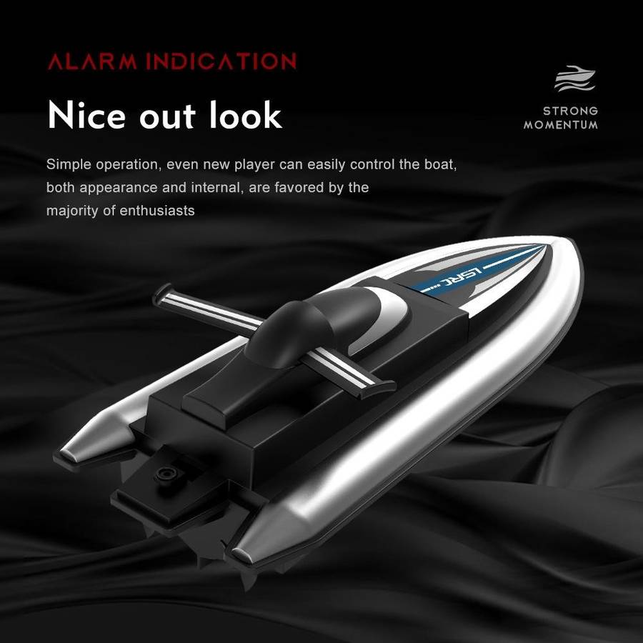 B8 Double Propeller Long Endurance High Speed Remote Control Boat(Black)