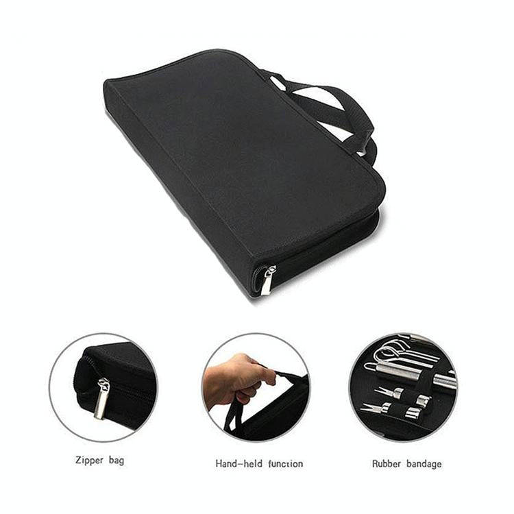 9 in 1 Outdoor Tableware Set Camping Barbecue Tableware Picnic Tool Set