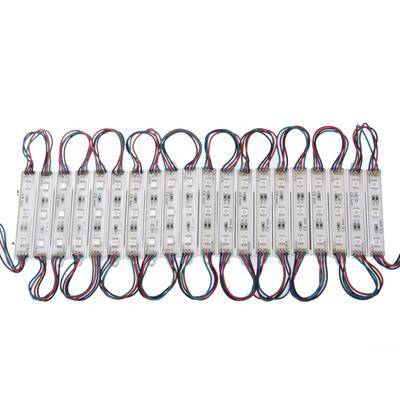 Module Light Strip, 20x 3-LED RGB Light 5050 SMD LED, DC 12V