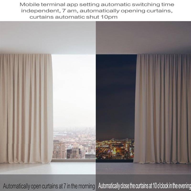 X101 Smart Home Automatic Curtain Machine With RC, Style: Track Model Double Host+Gateway