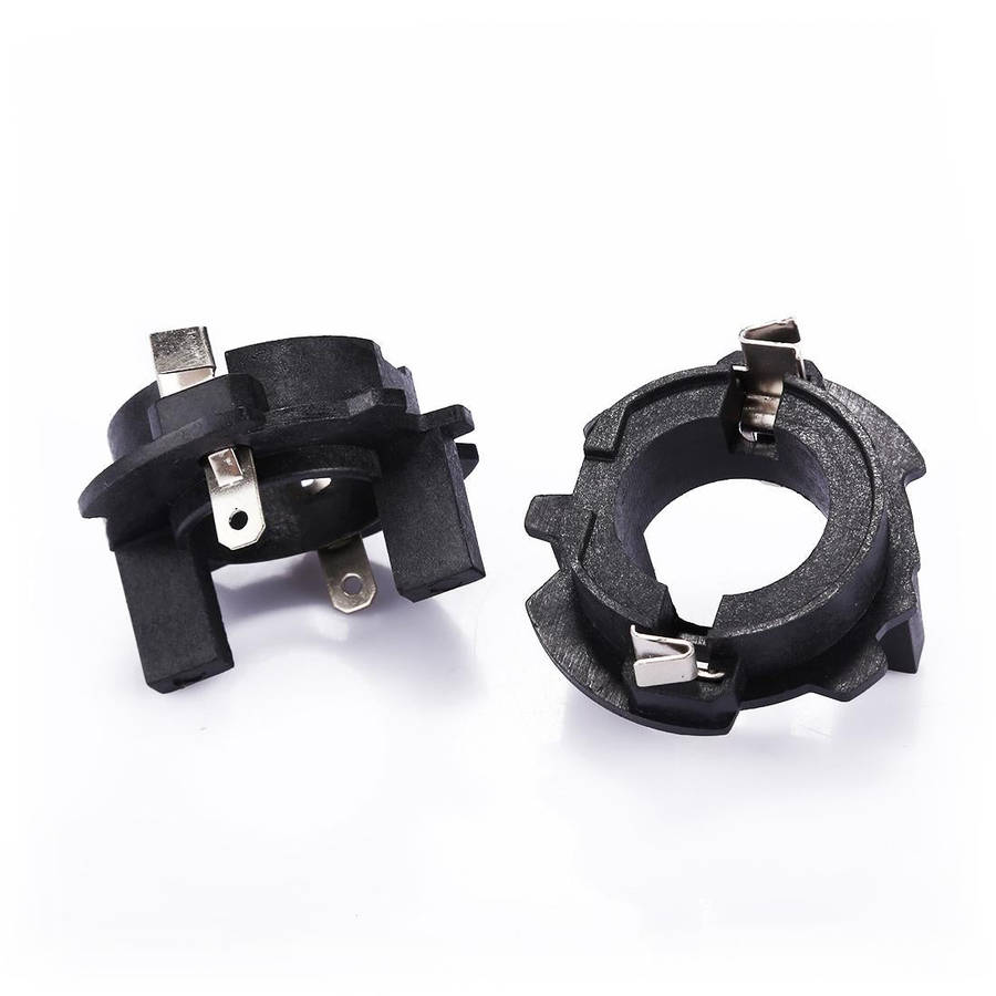 1 Pair H7 Xenon HID Headlight Bulb Base Retainer Holder Adapter for Volkswagen/Jetta/Golf 5/Tigua...