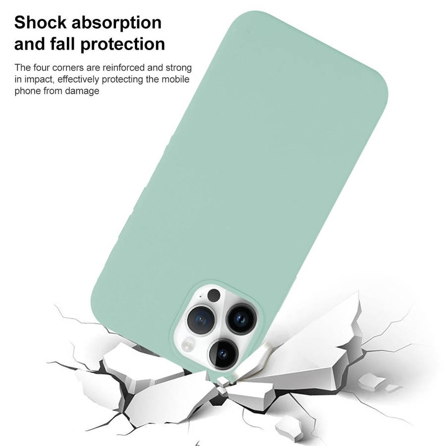 For iPhone 14 Plus Solid Silicone Phone Case(Sand Pink)