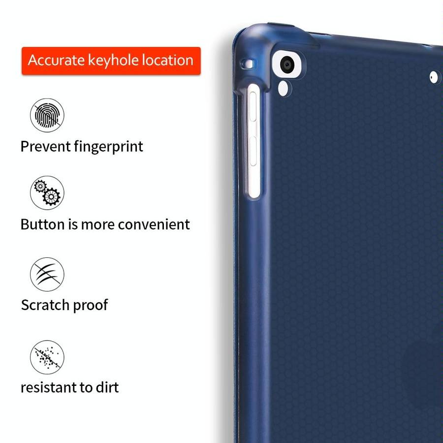 Multi-folding Shockproof TPU Protective Case for iPad 9.7 (2018) / 9.7 (2017) / air / air2, with ...