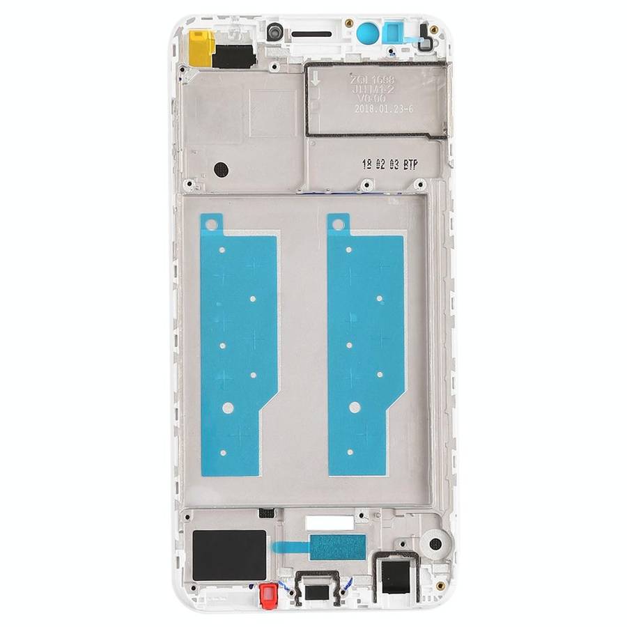 Front Housing LCD Frame Bezel for Huawei Honor Play 7C(White)