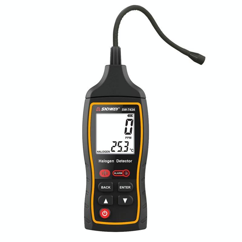 SNDWAY SW743A Halogen Gas Detector Automotive Electronic Air Conditioning Refrigerant Freon Maint...