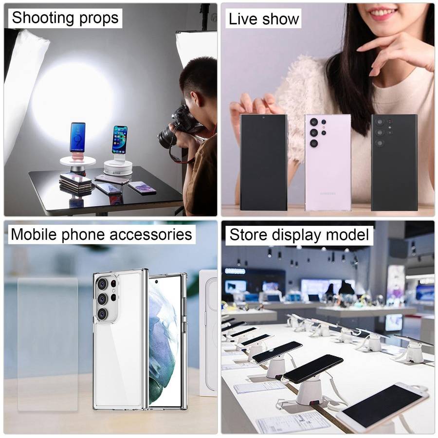 For Samsung Galaxy S23 Ultra 5G Black Screen Non-Working Fake Dummy Display Model(Black)