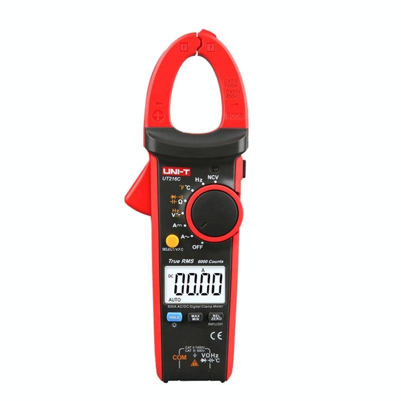 UNI-T UT216C 600A Digital Clamp Meter AC DC Voltage Detector