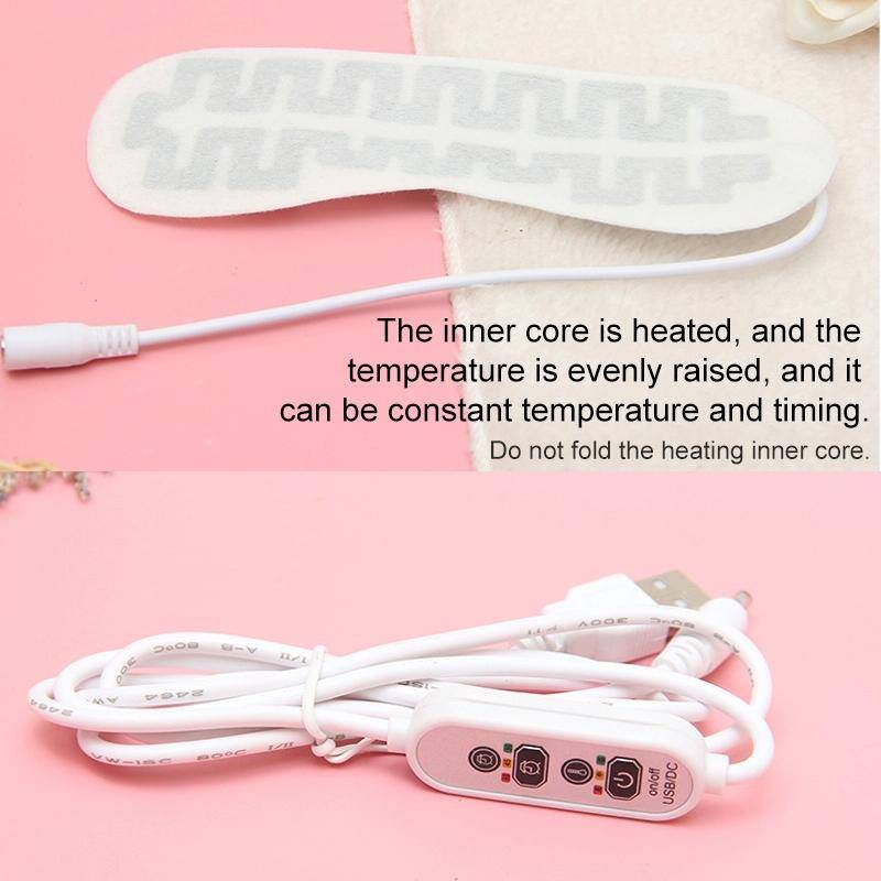 USB Charging Heating Silk Moxa Sleep Eye Mask (Rose Gold)