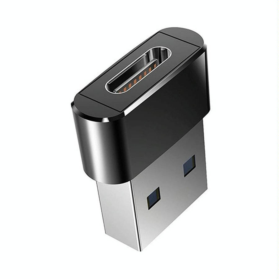 2 PCS USB-C / Type-C Female to USB 2.0 Male Adapter, Support Charging & Transmission