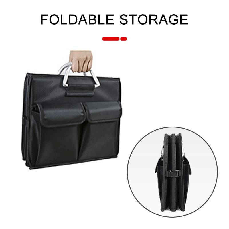 Car Trunk Foldable Storage Box, Capacity: 66L (Grey)