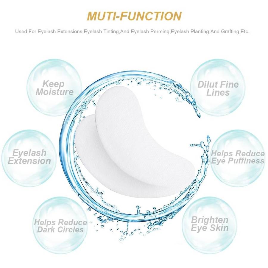 50 PCS Paper Patches Eyelash Under Eye Pads Lash Eyelash Extension Paper Patches Eye Tips Sticker...