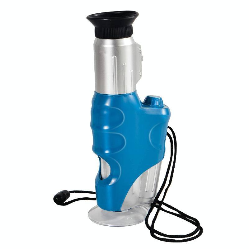 C2122 20X-60X Children Handheld Microscope Scientific Experiment Toy Outdoor Adventure STEAM Teac...