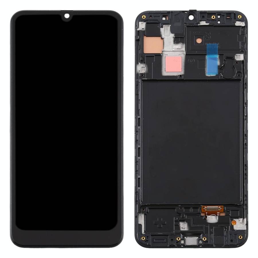 TFT LCD Screen for Samsung Galaxy A30 Digitizer Full Assembly with Frame (Black)
