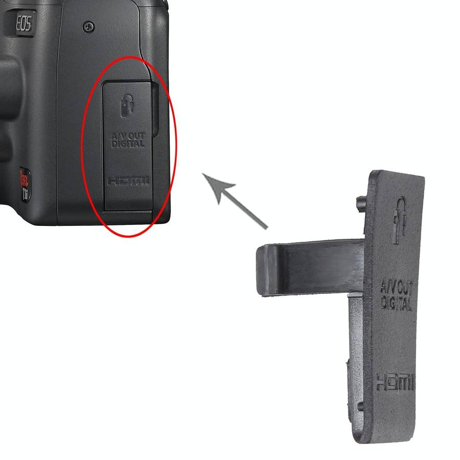 For Canon EOS 500D OEM USB Cover Cap