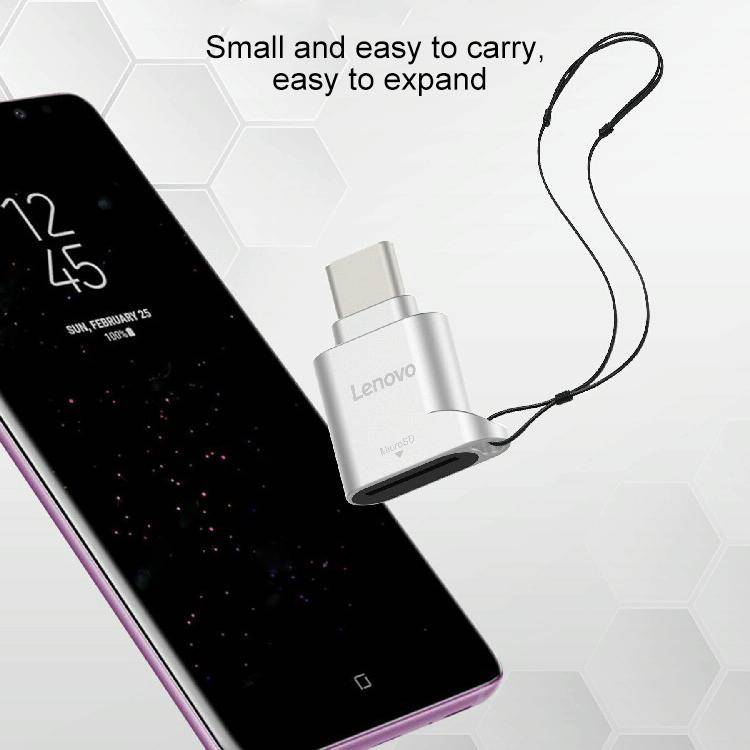 Lenovo D201 USB-C / Type-C To TF Card Reader