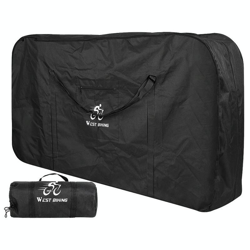 WEST BIKING Folding Bicycle Bag Bicycle Storage Bag Large Black