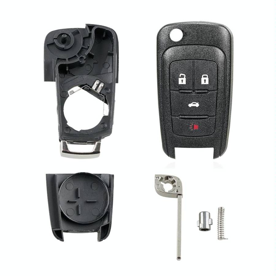 For Opel Car Keys Replacement Car Key Case with Foldable Key Blade(3 Buttons/Sedan Button)