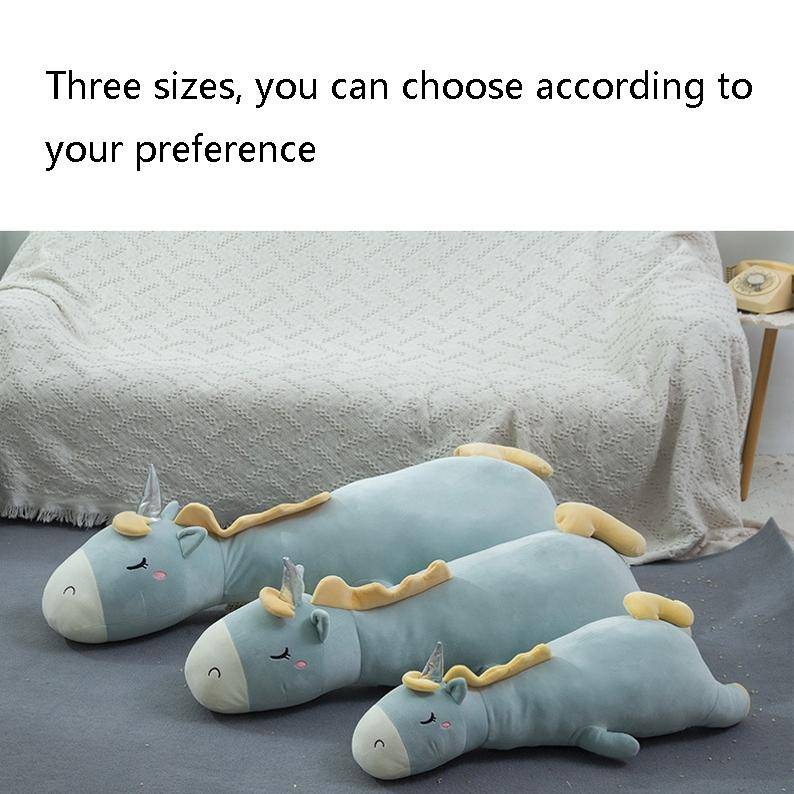 Unicorn Doll Long Pillow Plush Toys Bedside Cushion, Size: 95cm(Pink)