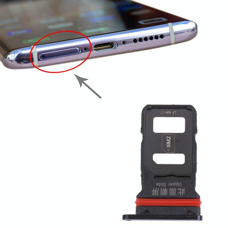 For vivo NEX 3 V1923A, V1923T SIM Card Tray + SIM Card Tray (Black)