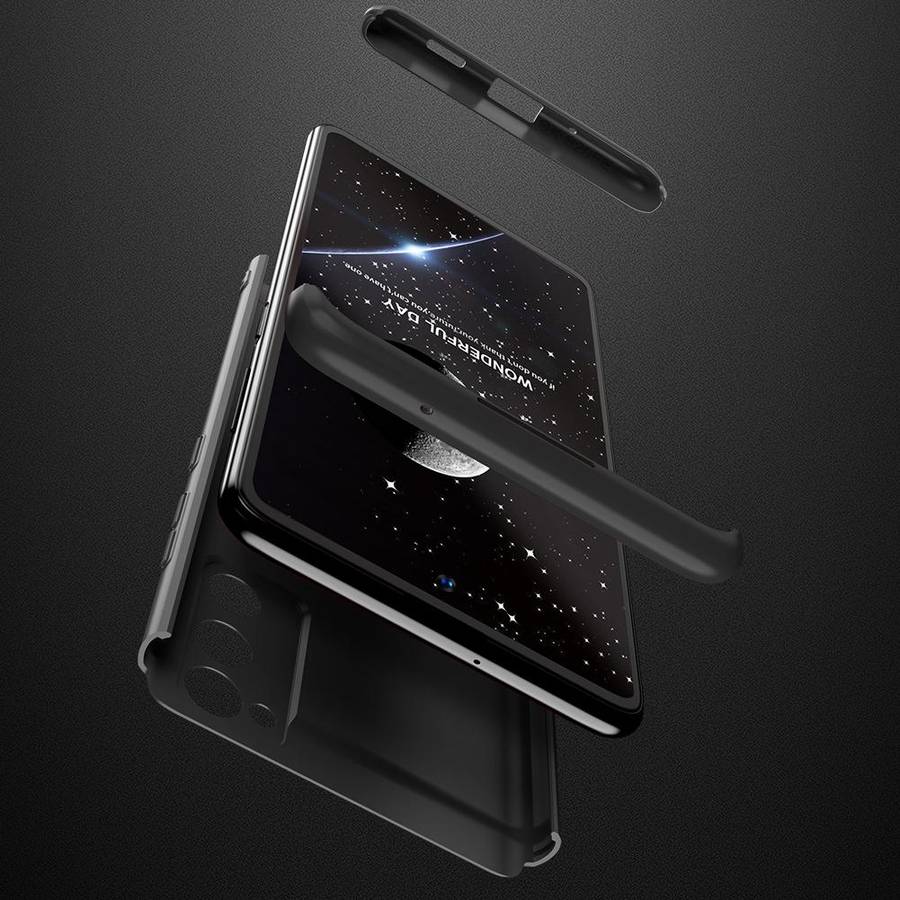 For Samsung Galaxy S20 FE GKK Three Stage Splicing Full Coverage PC Protective Case(Black)