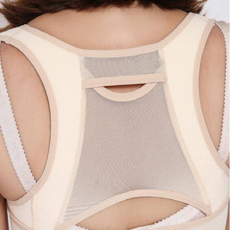 Women Chest Posture Corrector Body Shaper Corset Adjustable Shoulder Back Correct Belt, Size:M (S...