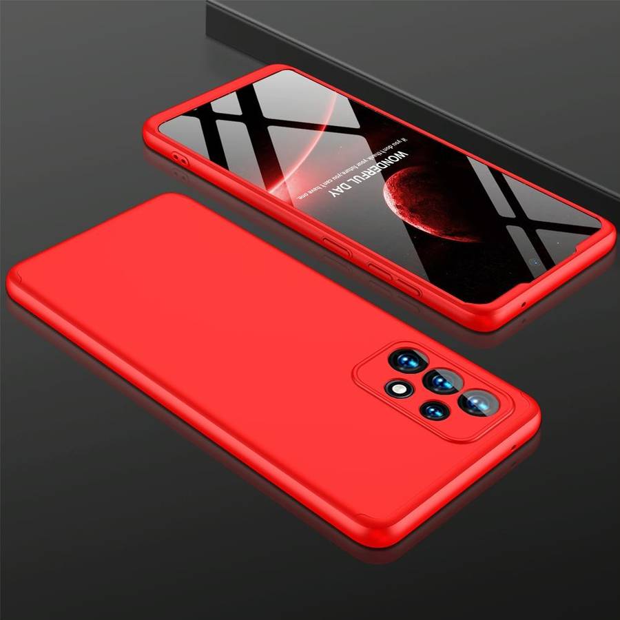 For Samsung Galaxy A33 5G GKK Three Stage Splicing Full Coverage PC Phone Case(Red)
