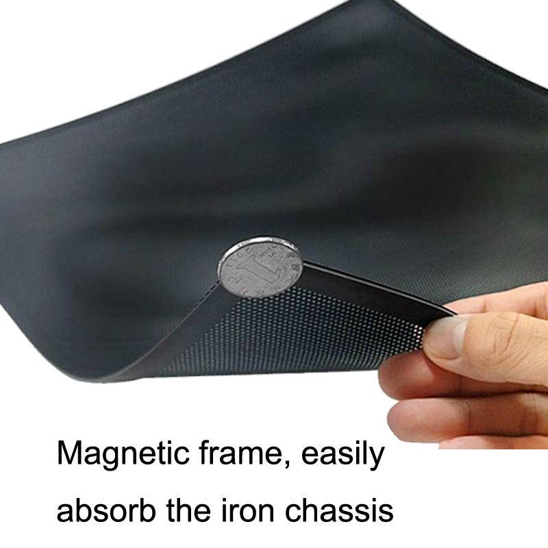 10pcs 12cm With Magnetic Suction PVC Cooling Fan Dust Net Desktop Computer Industrial Fan Filter ...