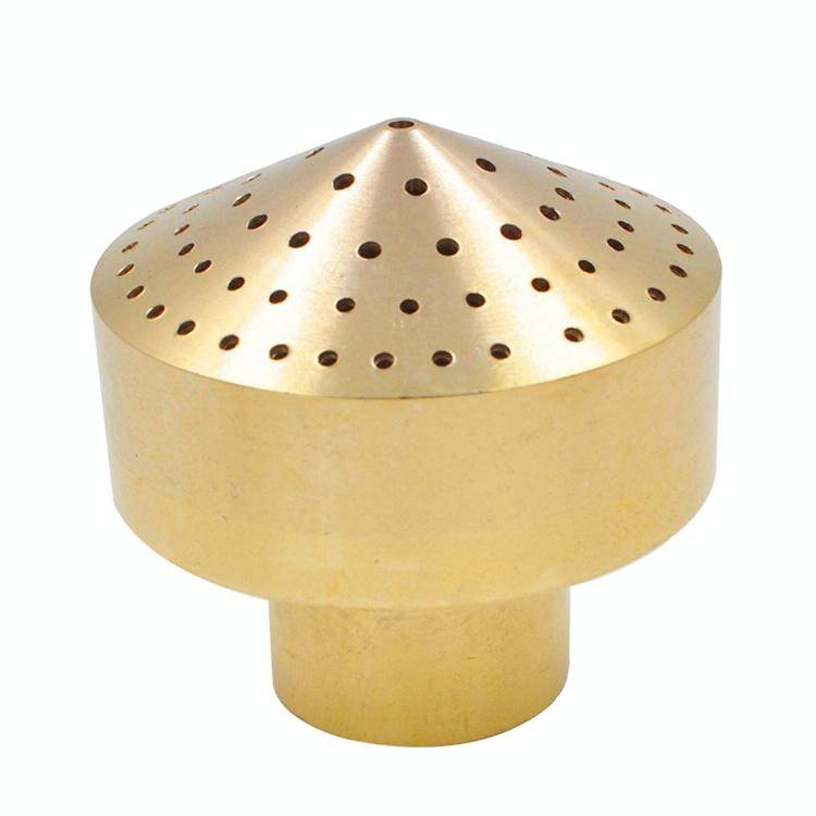 All-copper Fireworks Layer Water Nozzle Landscaping Fountain Head, Size:1.5 Inch(Brass)