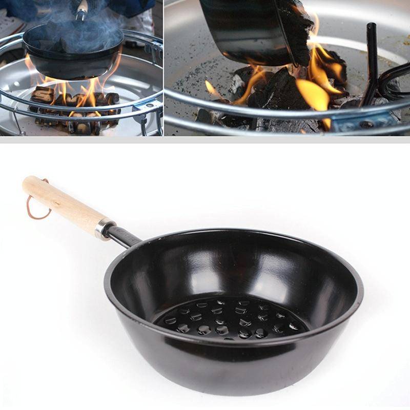 Outdoor Wood Burning Tool Portable Stove Charcoal Burner Pot