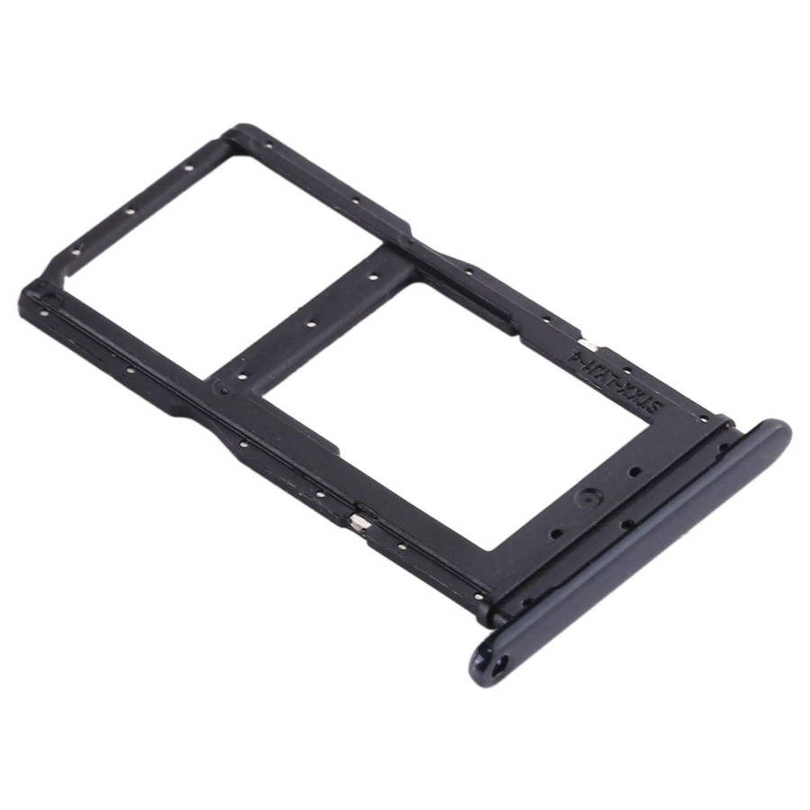 SIM Card Tray + SIM Card Tray / Micro SD Card Tray for Huawei Enjoy 10 Plus (Black)